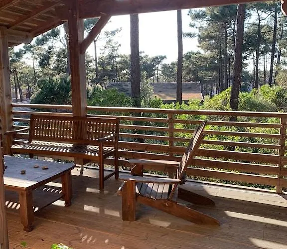 Maison Bois Dans La Foret De Carcans-plage