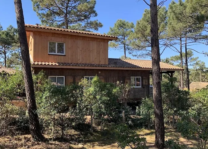 Maison Bois Dans La Foret De Carcans-plage Дом отдыха Каркан