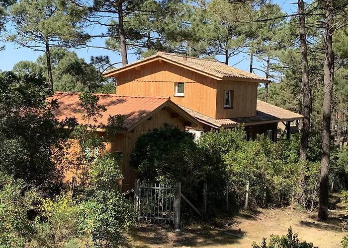 Maison Bois Dans La Forêt De Carcans-plage Hébergement de vacances Carcans